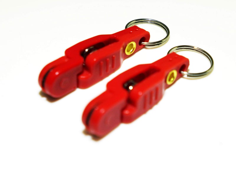 Bimini Lures Pro Snap Weights for trolling - Red Clip (Red - 2 Clips per Pack) - Image 1